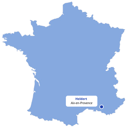 Carte de France — Heldert SAS, Aix-en-Provence